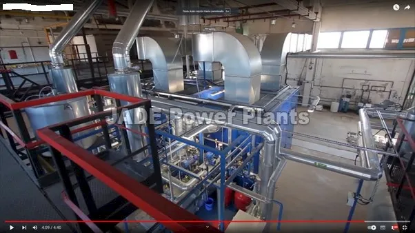 2011 - BioGas Power Plant MWM 2x400kWe / 50Hz with CHP for 90°C Hot Water