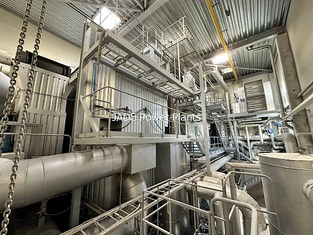 2013 - Biomass CHP Boiler Plant 5.4 MW Thermal and 995 kWe Turbine Capacity