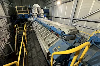 2007 - Natural Gas Generating Set 8.7 MW/50Hz Wärtsilä W20V34SG with auxiliary equipment
