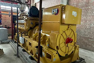 2022 - Gas Generating Sets CAT 2 x 1500kWe / 50Hz, Zero Hours with BOP