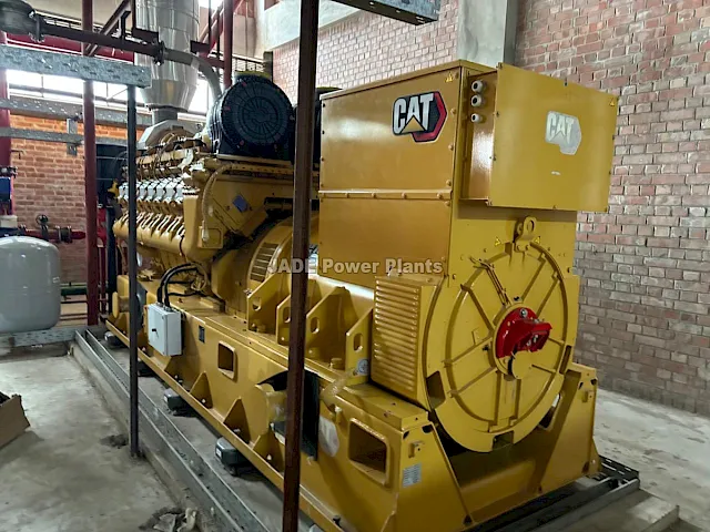 2022 - Gas Generating Sets CAT 2 x 1500kWe / 50Hz, Zero Hours with BOP
