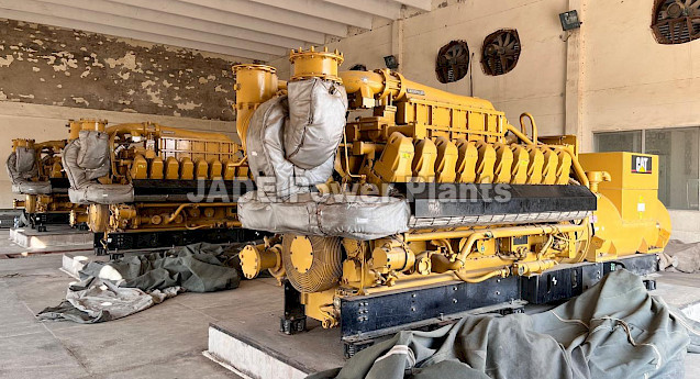 2007 - Gas Generator 3 x CAT G3520C, capacity 3x1972 kW/50Hz – Never Used