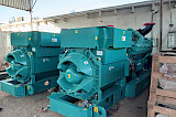 Two unused Cummins C2250D5 diesel generators (2 × 2000 kVA / 1600 kW), 11kV 50Hz, skid-mounted, 2022. Zero hours
