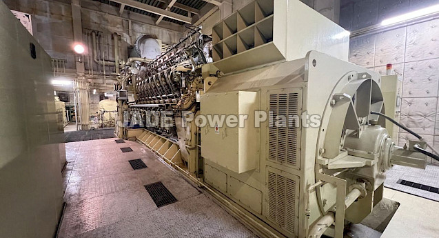 Mitsubishi 5.5 MW / 60Hz Natural Gas Generator with BOP (2003)